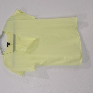 NWOT Ann Taylor Factory neon yellow blouse small